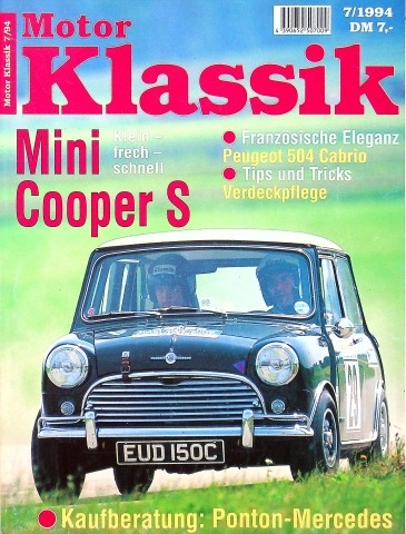 Deckblatt Motor Klassik (07/1994)